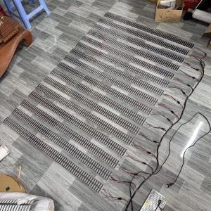 16-bar 1 m LED equalizer complete set with cables and power supply