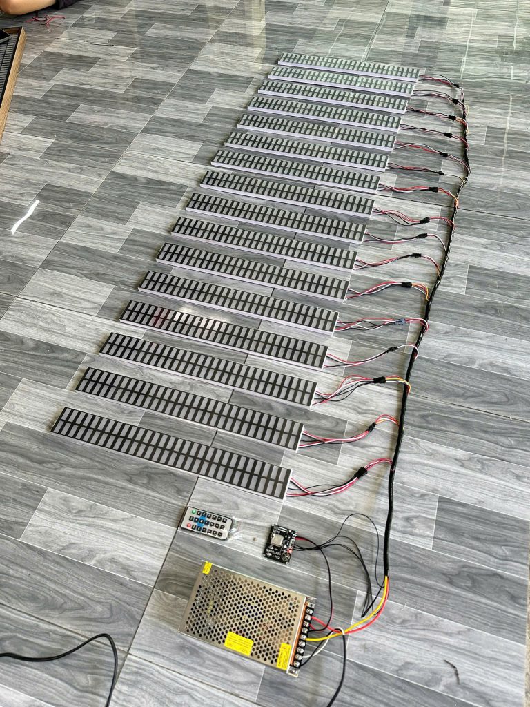 Đèn LED nháy theo nhạc dạng equalizer – 16 thanh 50 cm