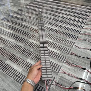 1 m RGB LED bar detail for the 16-bar equalizer set