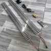 Complete 2-bar 1 m music reactive LED light bar set with controller, adapter, cable and remote
