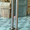 Decorative LED column set shown with adapter cable and remote control