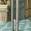 Full view of set of 2 decorative music reactive LED columns