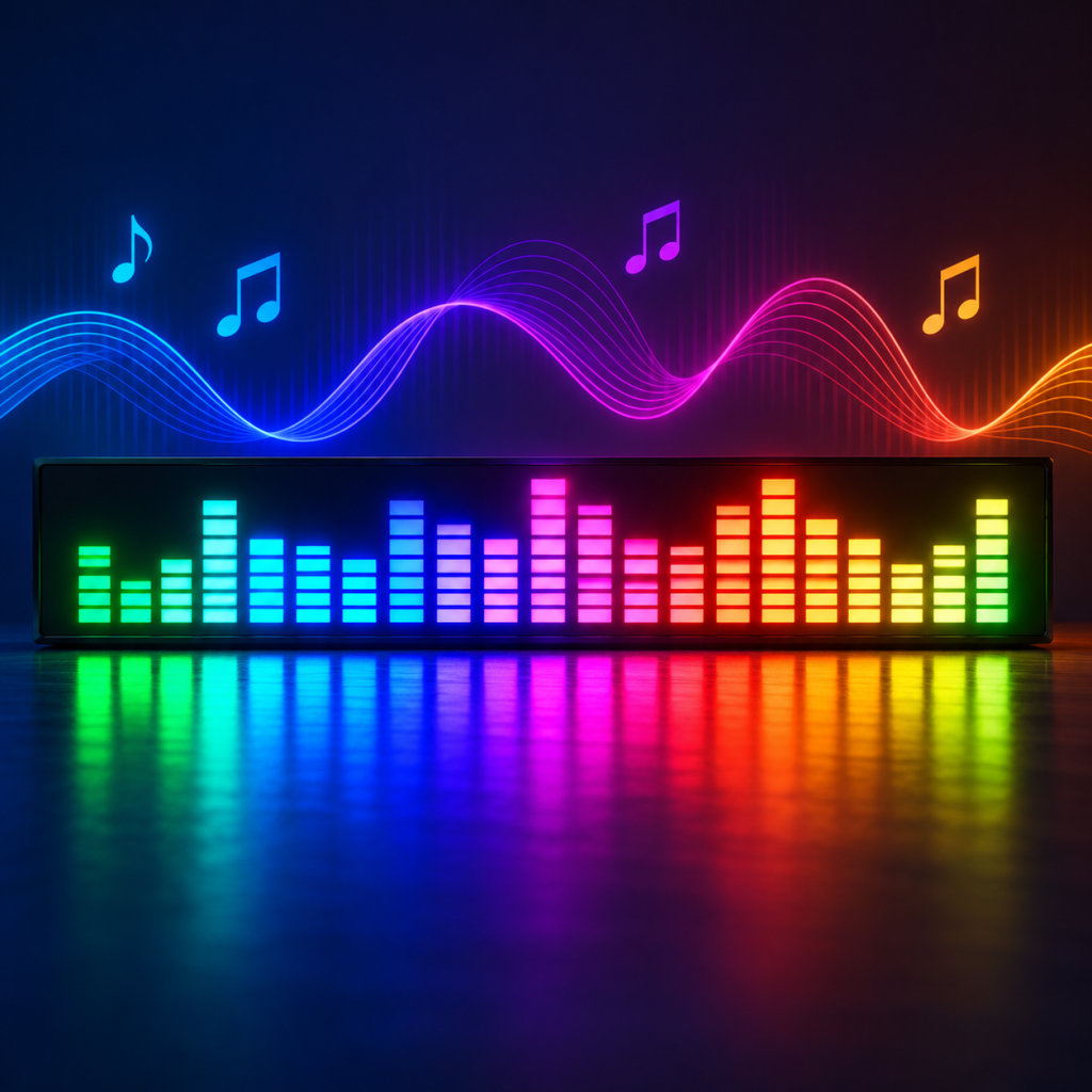 Music Reactive LED Equalizer: How It Turns Sound Into Stunning Light Effects 1 music reactive led equalizer how it turns sound into stunning light effects
